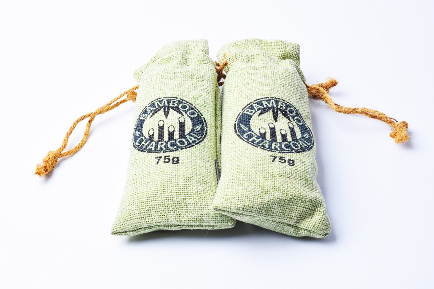 Bamboo Charcoal Bag, NewList Natural Activated Eco-friendly Air Purifying Bag Room PurifierOdor Remove for Closets, Cars, Rooms, Pet Areas, Gym Bag, Boxing Gloves, Bathroom, 2Pack 2 x 75g