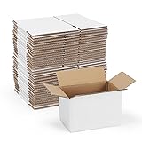 SPEPLA 6x4x4 Shipping Boxes Set of 40, White