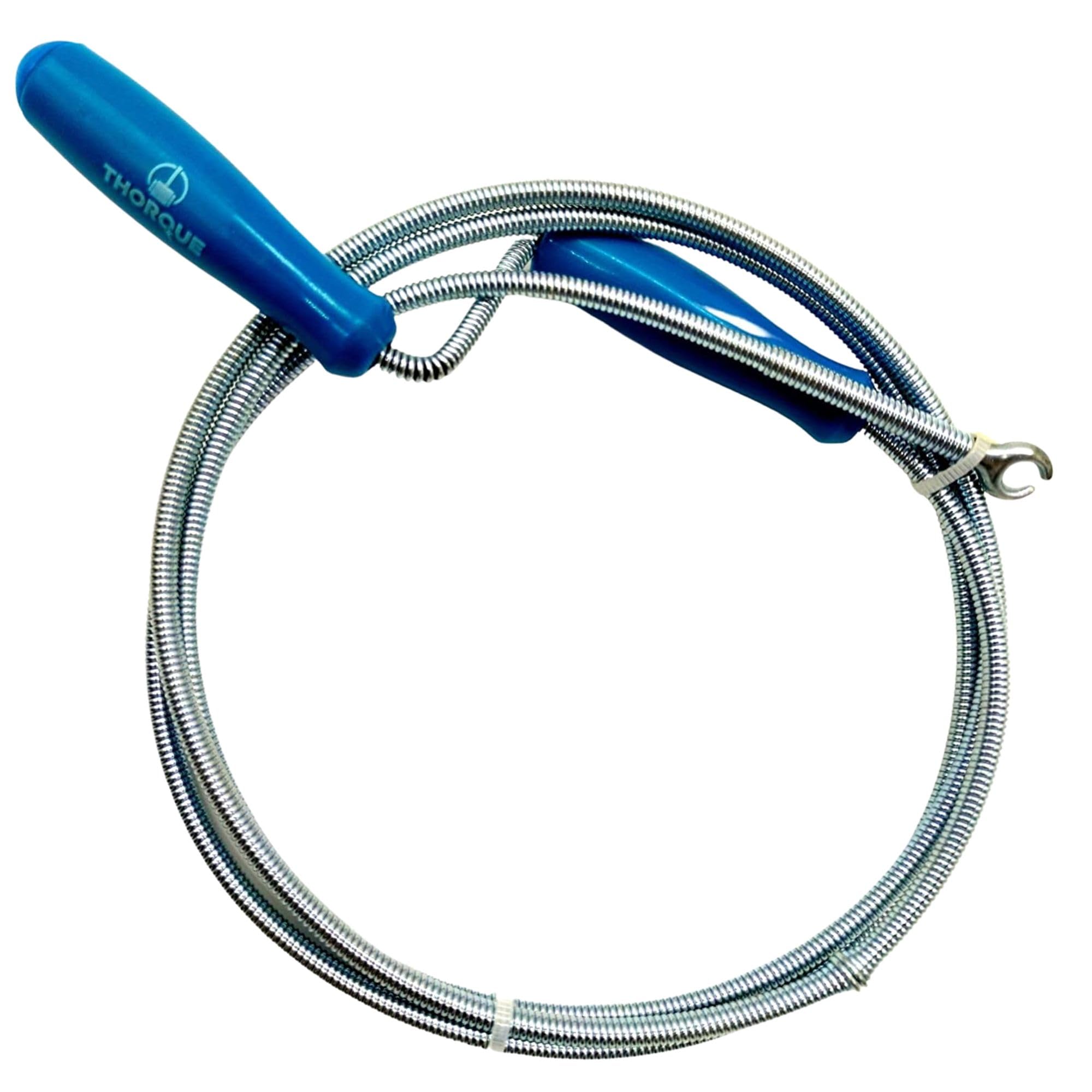Thorque Professional Drain Unblocker 1.5M (4.92ft) with Claw, Flexible Plumbing Snake, Sink Unblocker and Drain Auger Spring