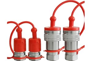 BDI Wear Parts 1/2" Ag Hydraulic ISO 5675 Quick Connect Tractor Couplers with Dust Caps Ball Valve,Ball Pioneer Style Hydraul