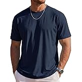 MAGCOMSEN Mens T-Shirts Short Sleeve UPF 80+ Sun Protection Lightweight Moisture Wicking Casual Crew Neck Basic Tees