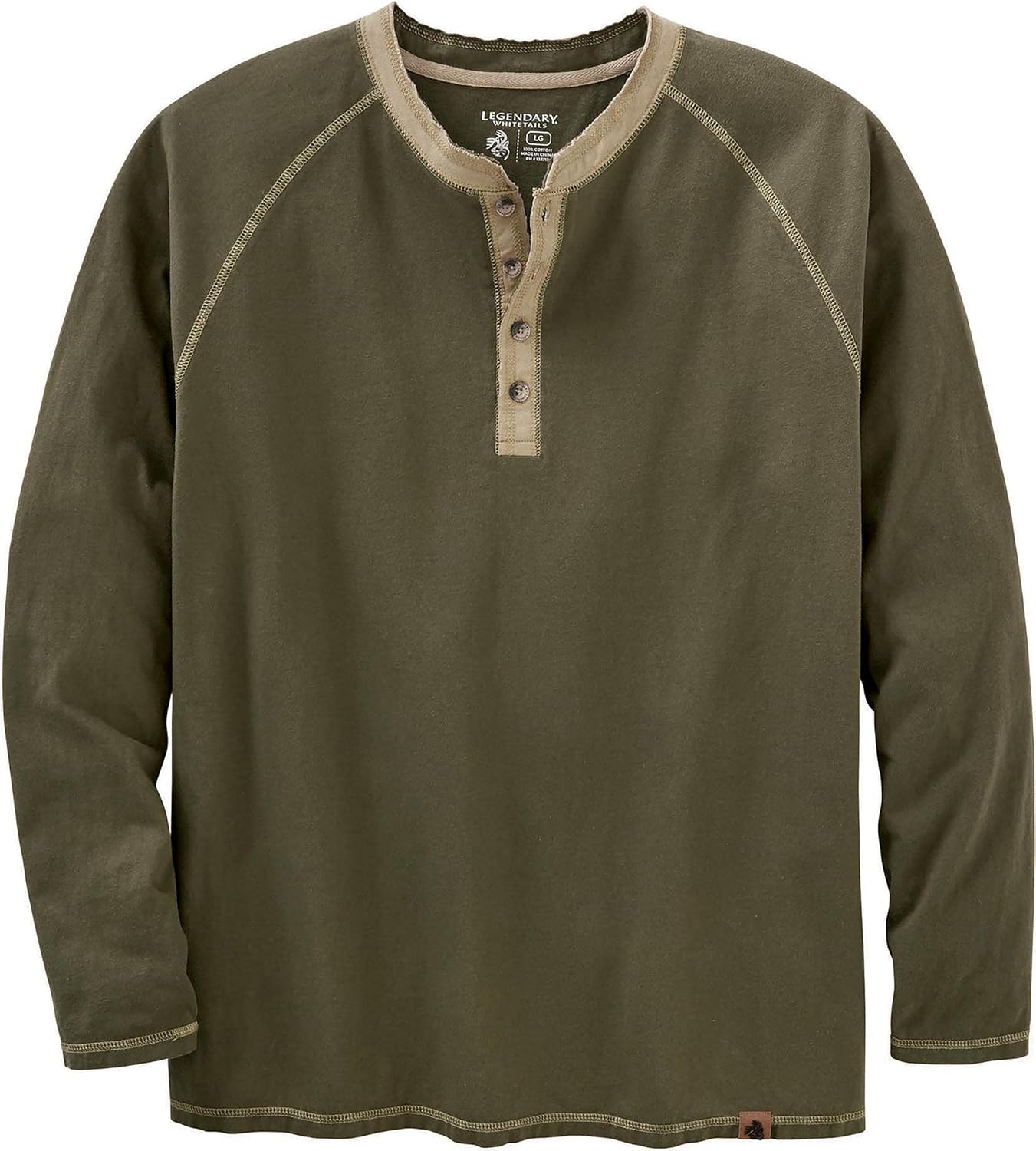 Legendary Whitetails Men's Recluse Henley Long Sleeves Long Sleeve