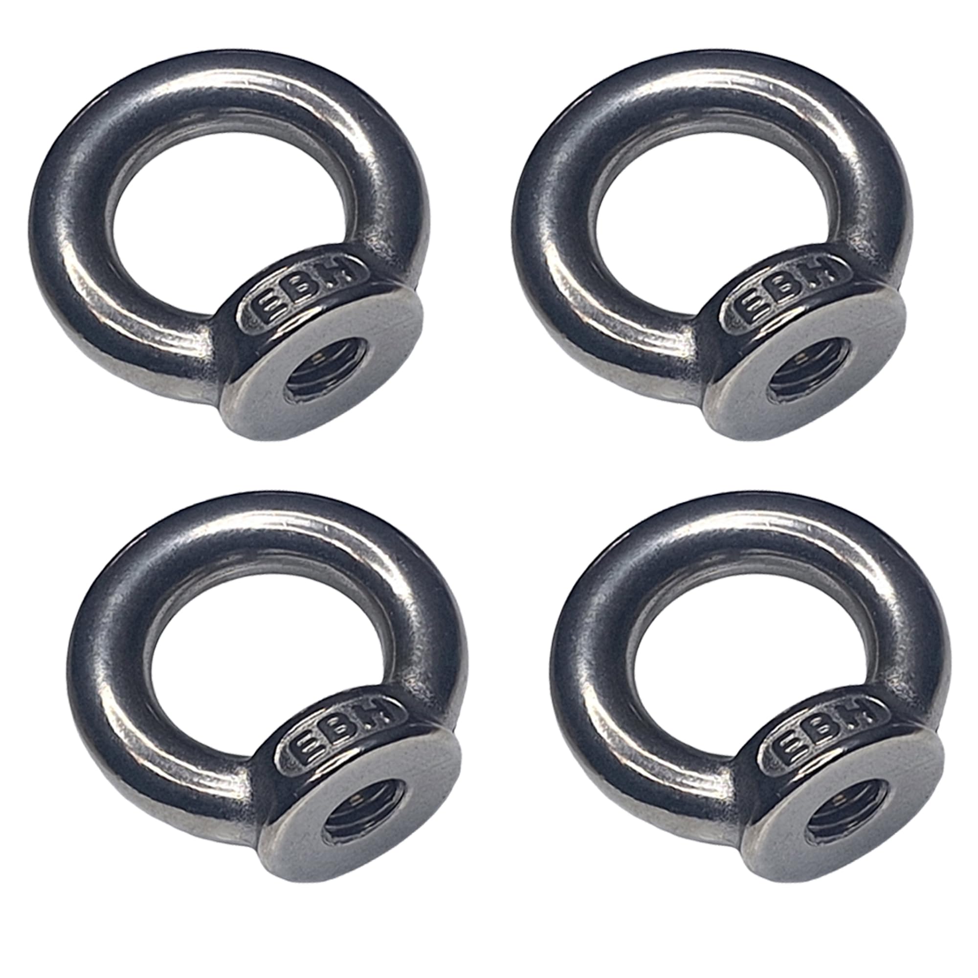 M6 Lifting Eye Nuts Made from Marine Grade A4 Stainless Steel 316 (Pack of 4) — image 1