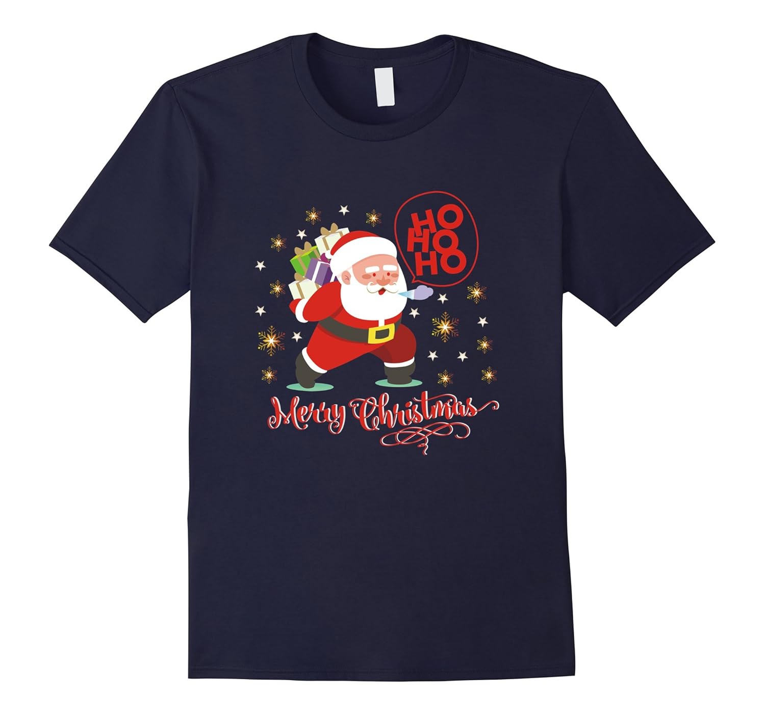 Merry Christmas Special T Shirt with HoHoHo Santa Gift Packs-ANZ