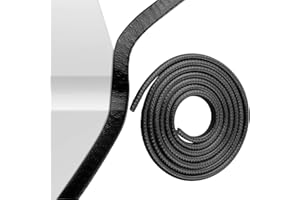 EYTOOL Car Door Edge Guards,Rubber Seal Protector U Shape Edge Trim Door Edge Protection Fit for Most Car (16FT, Black)