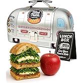 Suck UK Metal Lunch Box | Food Truck | American Style Lunchbox | Lunch Box Adults | Retro Cool Boxes | Metal Pail For Men | Retro Style Boxes | Novelty Tin Lunchbox | Old School | Large Space Vintage