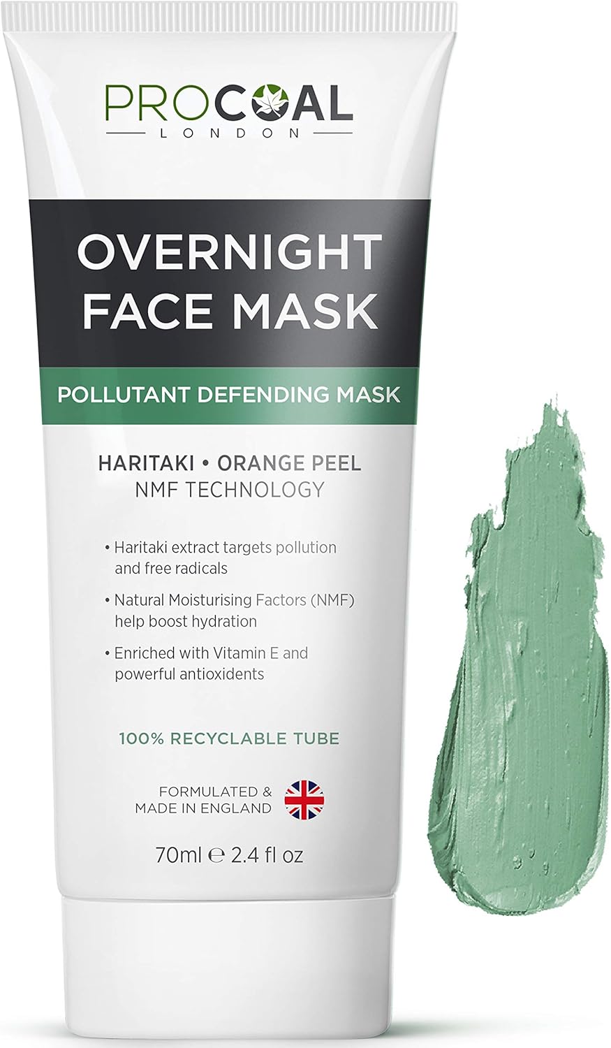 NEW Overnight Face Mask, Hydrating Anti-Pollution Sleep Mask 70ml by Procoal