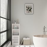 Dripex 3 Tier Floor Cabinet White PVC Bathroom Storage Shelf Unit view 6