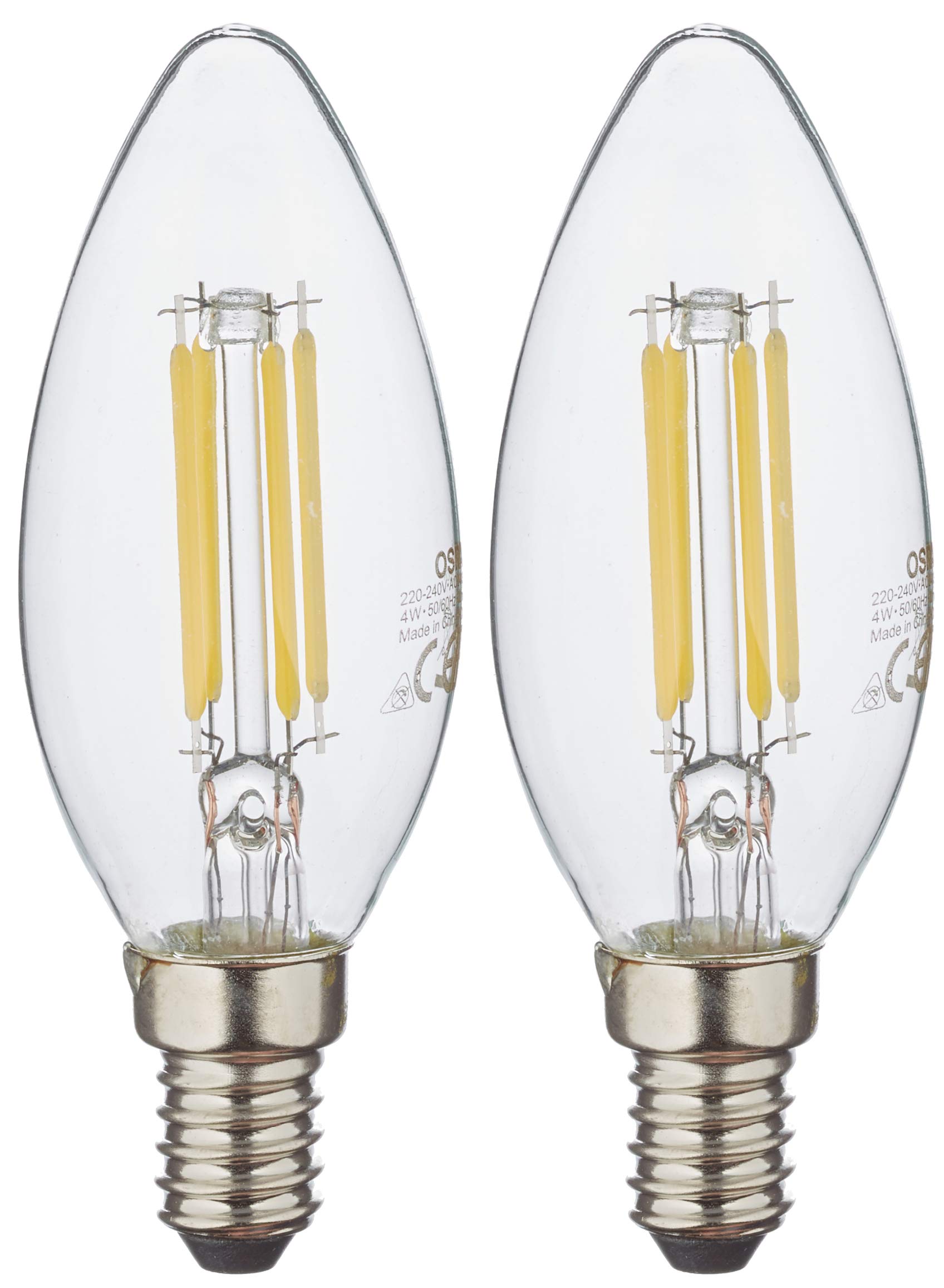 OSRAM LED lamp | Base: E14 | Cool White | 4000 K | 4 W | Replacement for 40W | LED Retrofit Classic B