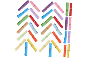 NIYANGLE 100Pcs Colorful Mini Blank Paper Scrolls for Wishing Bottles DIY Message Letter Paper for