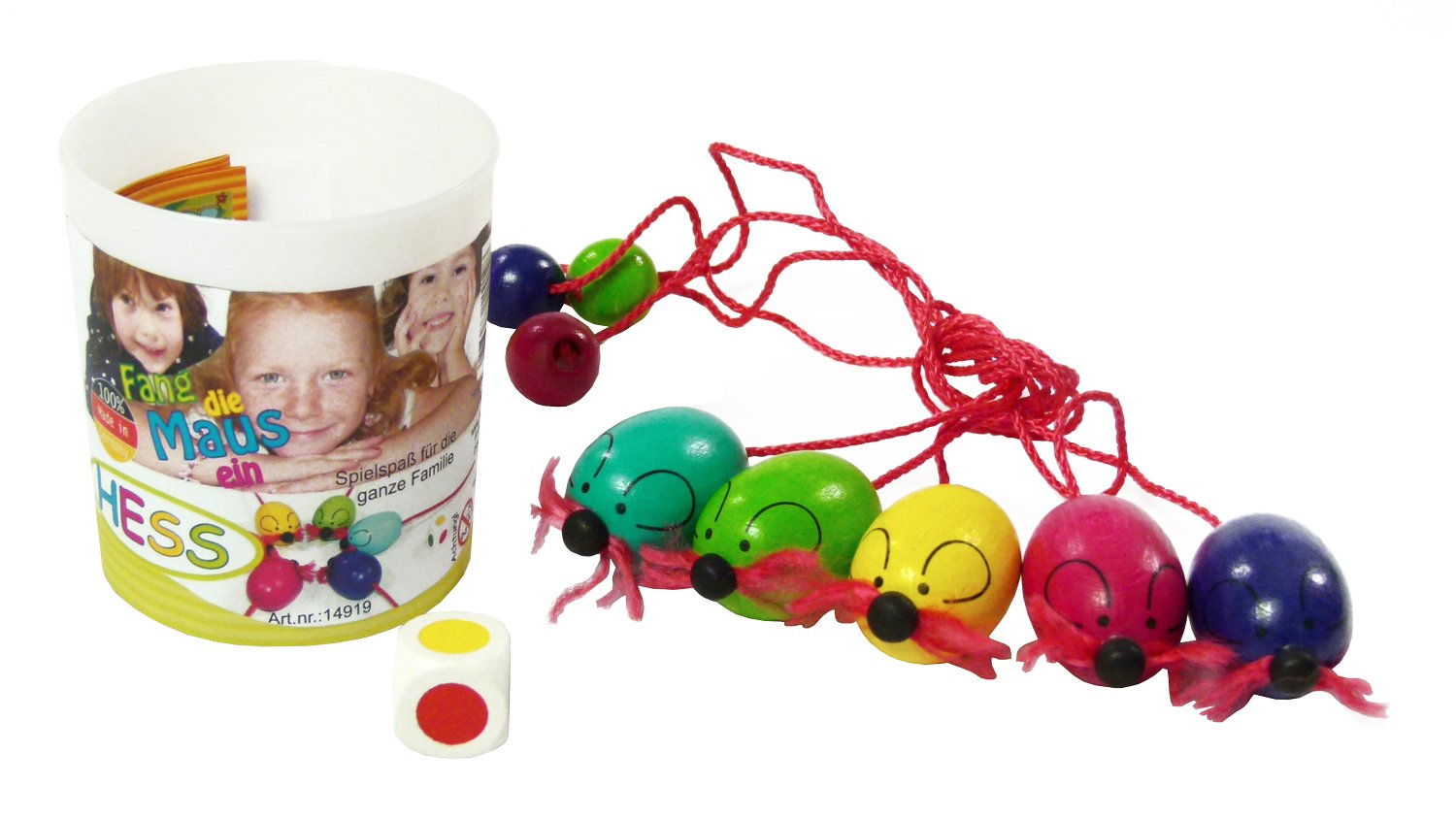 Hess Wooden Catch the Mouse Game Baby Toy