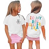 BOUTIKOME Big Sister Shirts Toddler Baby Girl in My Big Sister Era Tshirt Summer Tee Announcement Outfit Short Sleeve Top