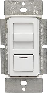 Leviton IPF05-1LZ IllumaTech 5A Full Range Preset Fan Speed Control, Single Pole and 3-Way, White/Ivory/Light Almond