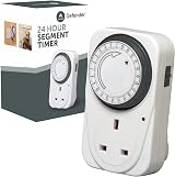 Defender 24 Hour Segment Timer Plug UK 240V 3 Pin Socket view 7