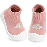 STQ KIDS Wide Toe Box Baby Sock Shoes Soft Sole Infant First Walking Shoe Non-Slip Slippers Lightweight Sneakers for Baby Boys Girls