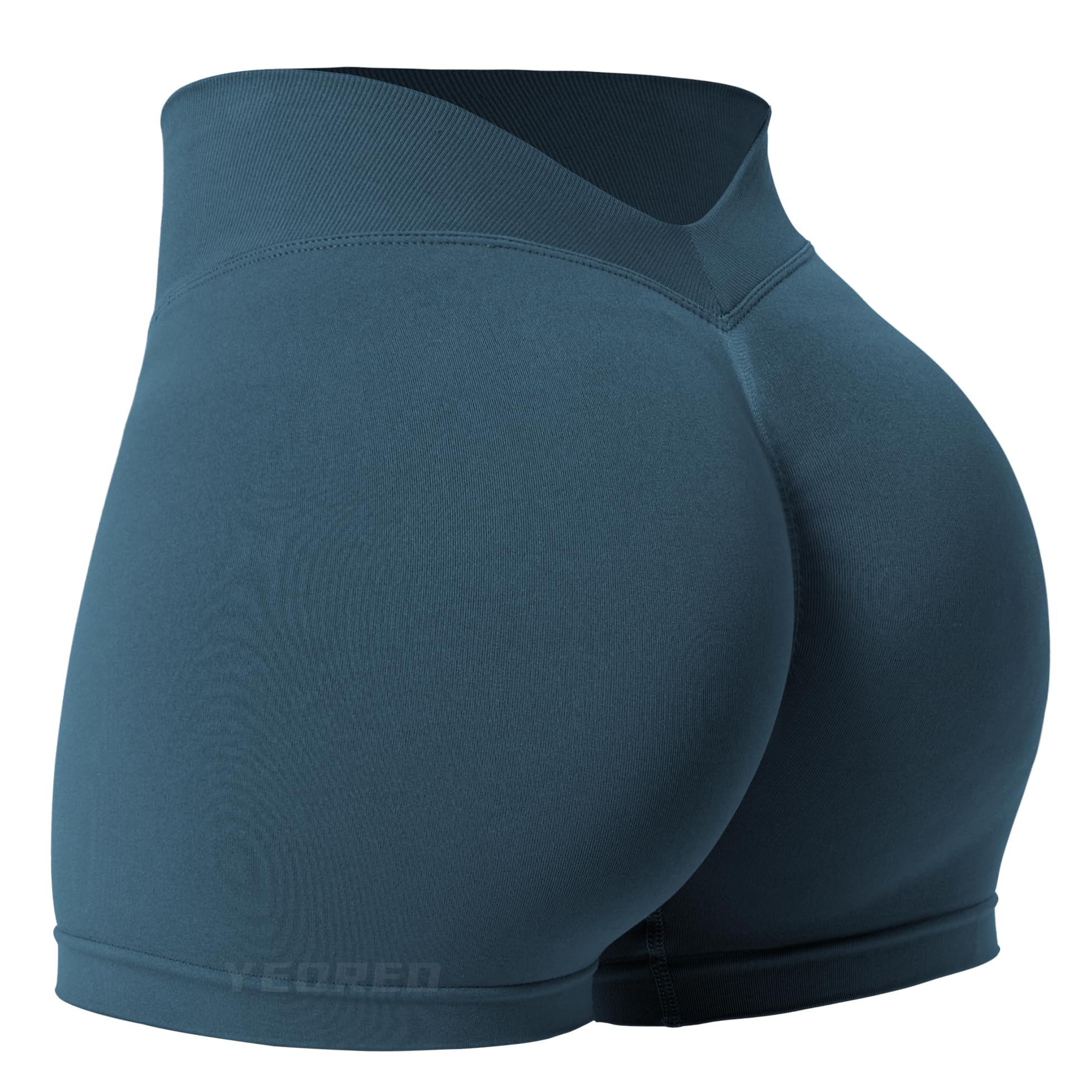 YEOREO Workout Scrunch Shorts Women 3.6" V Back Gym
