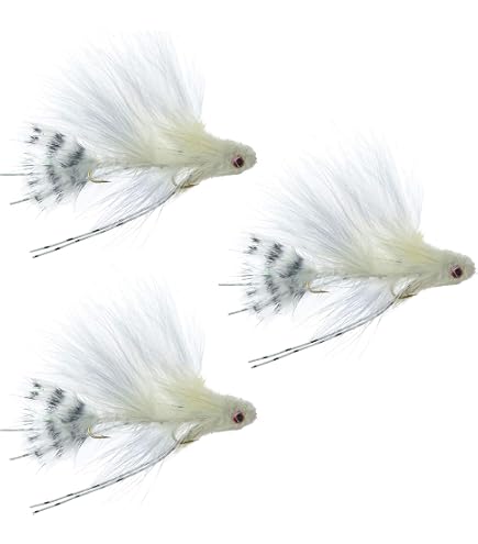 Zonker Trota - Confezione Da 6 Mosche Luminose Peso 8 - Pesca A Mosca Torrente E Lago