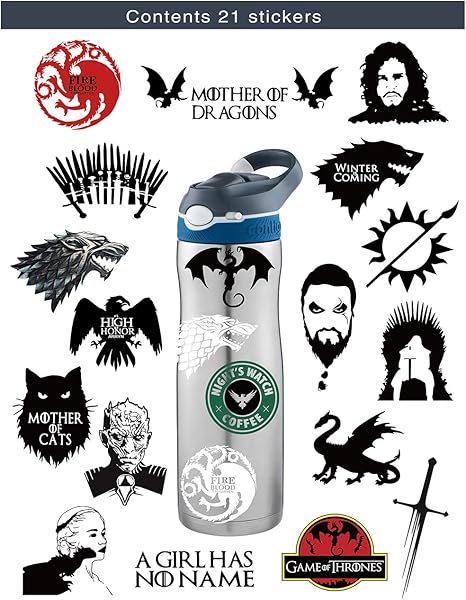 Amazon Com S 001 21pcs Game Of Thrones Season 8 Stickers Macbook Pro Vinyl Stickers Macbook Air Stickers For Water Bottles Hydro Flask Stickers Vsco Stickers Laptop Stickers Computers Accessories Amazon Com S 001 21pcs Game Of Thrones Season 8 Stickers Macbook Pro Vinyl Stickers Macbook Air Stickers For Water Bottles Hydro Flask Stickers Vsco Stickers Laptop Stickers Computers Accessories