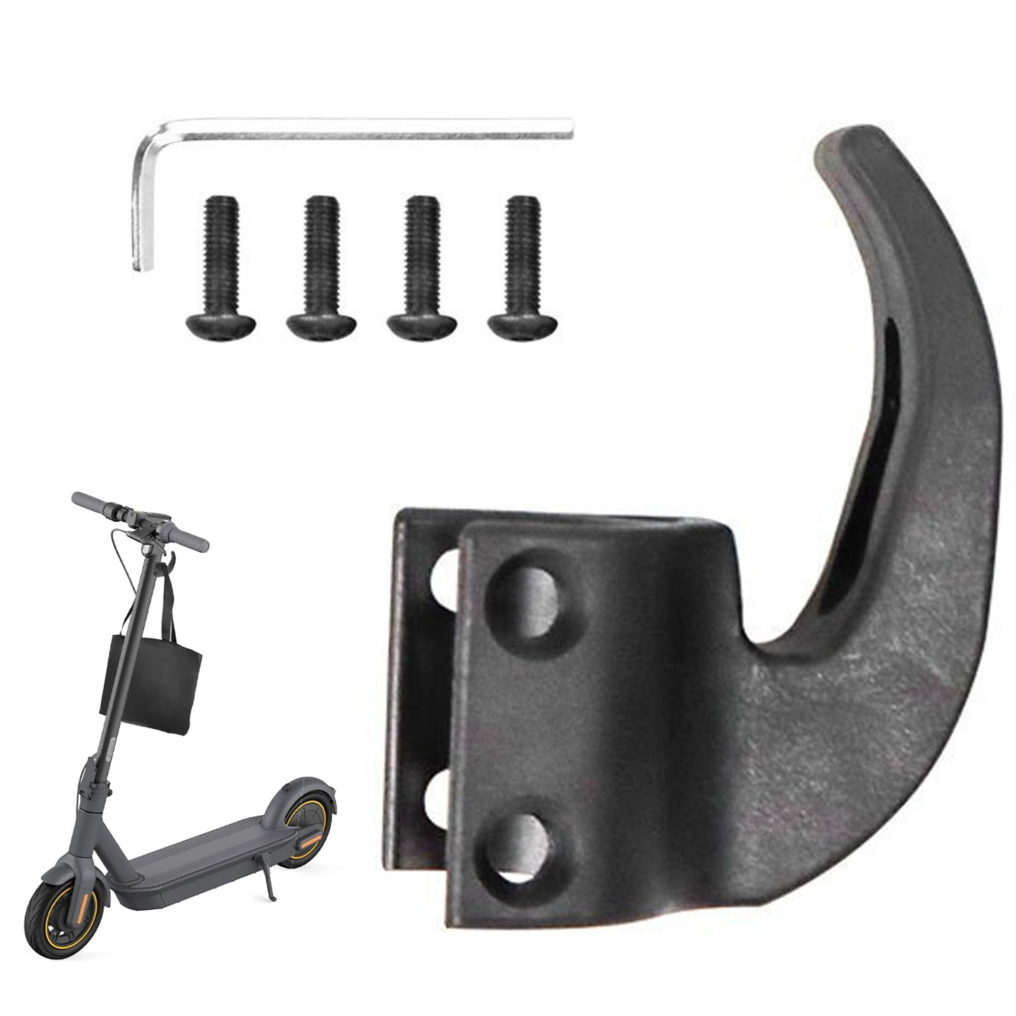 Xiciki Front Hook for Ninebot Max G30 Electric Scooter, e Scooter Accessories for Ninebot Max G30 Series Electric Scooters (Black)