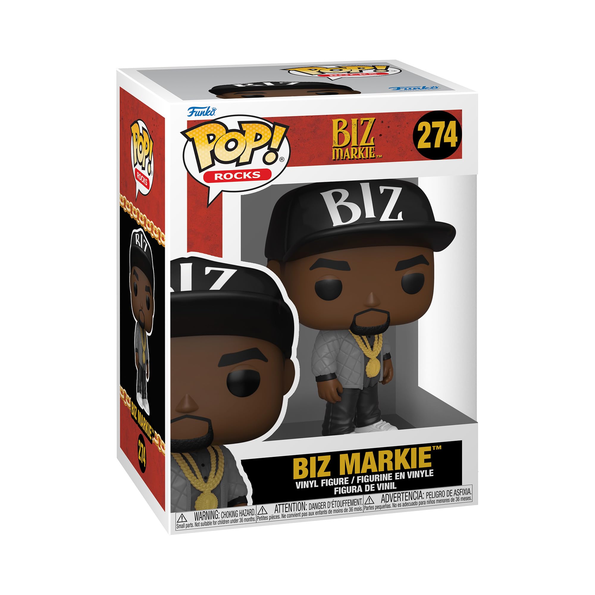 Funko POP! Rocks: Biz Markie - Collectable Vinyl Figure - Gift Idea - Official Merchandise - Toys for Kids & Adults - Music Fans - Model Figure for Collectors and Display