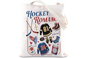 TGBJE Ice Hockey Romance Inspired Tote Bag LGBT Hockey Fans Gift Sports Romance Lover Grocery Bag