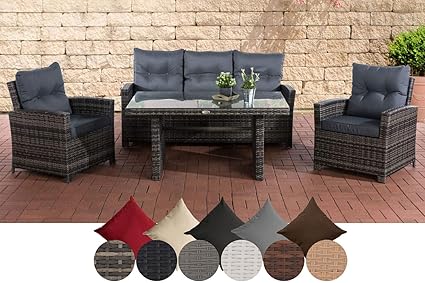 Clp Ensemble De Jardin En Résine Tressée Fisolo Salon De