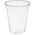 SOLO Cup Company TP16D-1 Solo TP16D 16 oz Plastic Ultra Clear Cold Drink Cup (1 Pack of 50), 50 Count (Pack of 1)