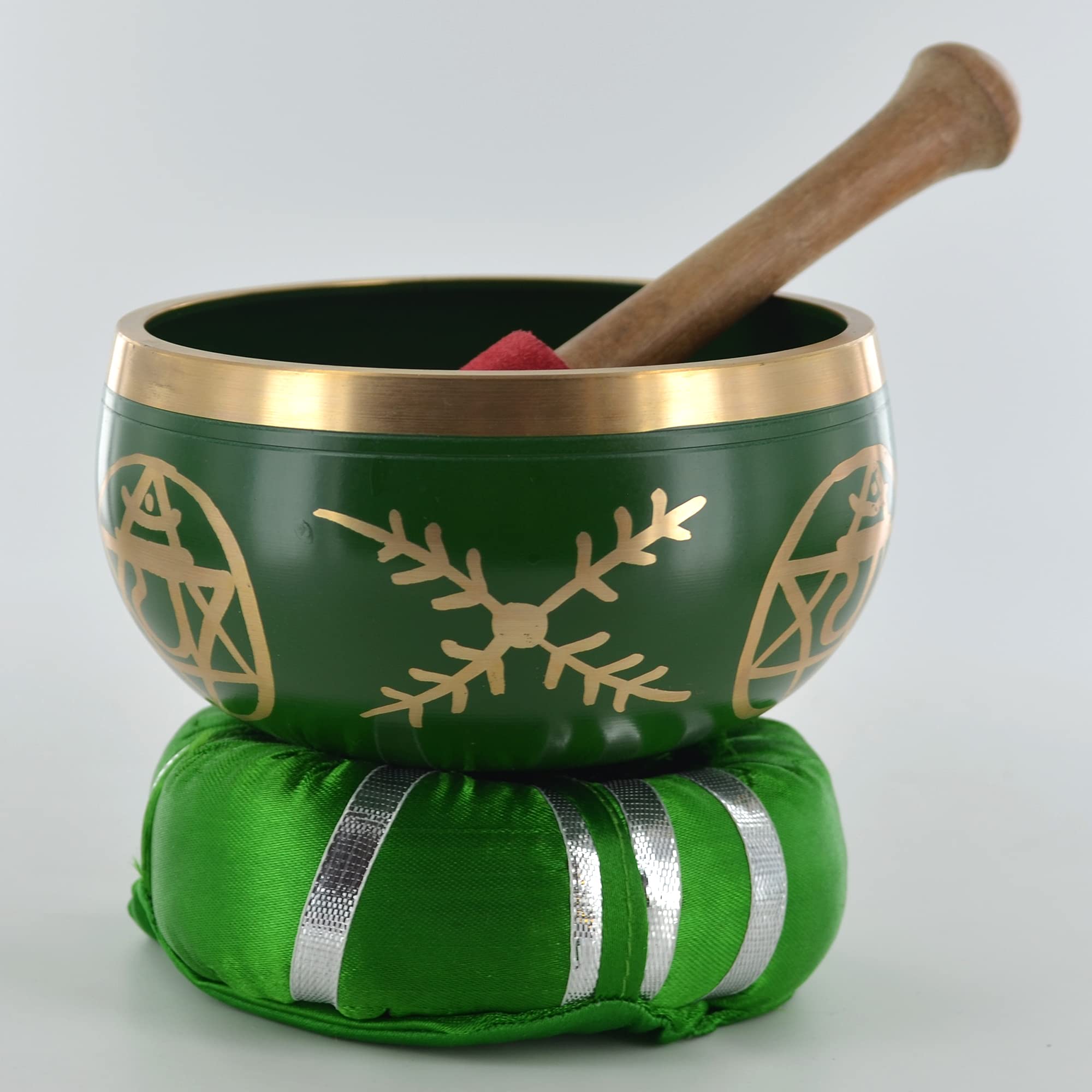 Heart Chakra Singing Bowl Home Decor H11cm