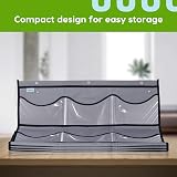 Unjumbly Baseball Hat Rack 24 Pocket Over Door Organizer Grey Clear Pockets view 8