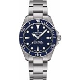 Certina, Mens, DS Action Gent, 40.5, mm, Titanium, Automatic, Powermatic 80, Nivachron, Date, Watch, Blue, Titanium, C0484074404100