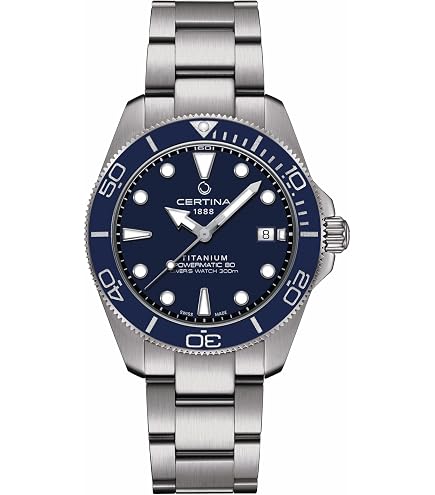 Amazon.com: Certina, Mens, DS Action GMT 41mm, Stainless Steel