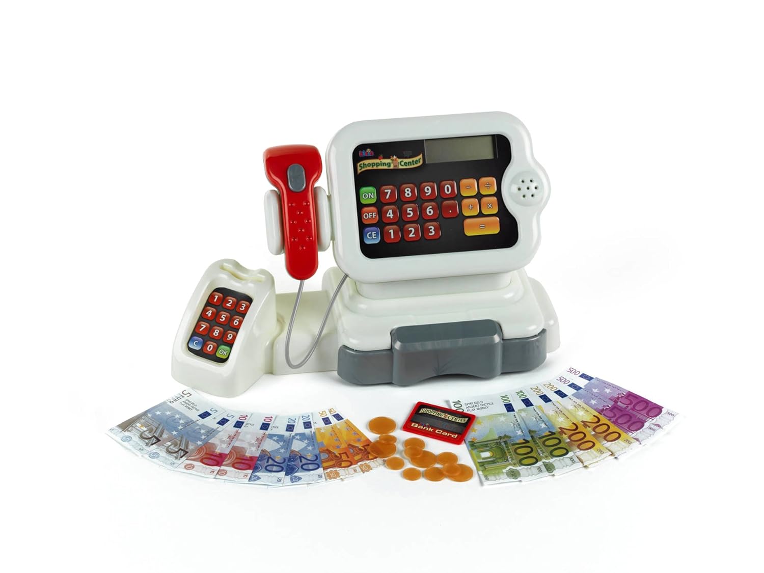 Theo Klein 9420 Electronic Cash Register, Toy, MultiColored Multi