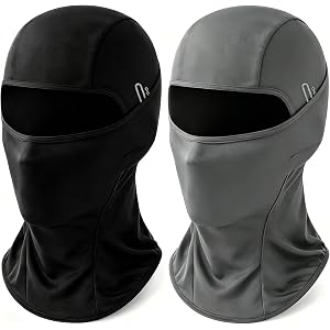 KECOKEHO 2 Pack UV Balaclava Summer Cooling Full Face Mask for Motorcycle