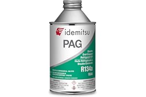 IDEMITSU Hermetic AC Compressor PAG Oil - PAG 46 MVAC Oil for R134a AC Compressor (250mL Can, 8 oz) (1)