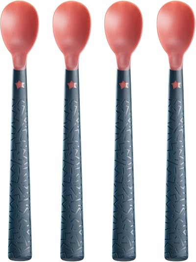 Tommee Tippee Heat Sense Weaning Spoons 4+ Months Pack of 4