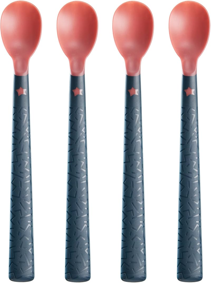 Tommee Tippee Heat Sense Weaning Spoons 4+ Months Pack of 4