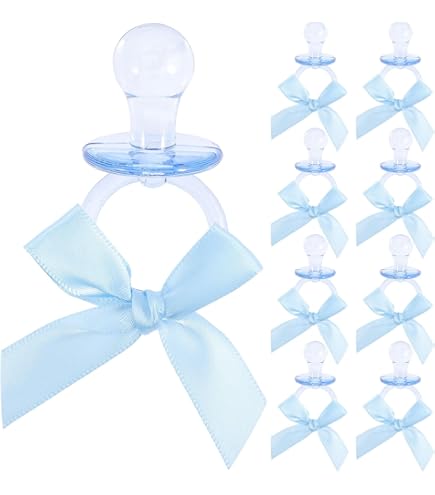 150 Mini Chupetes Para Juego De Baby Shower (5 Colores), Chupetes De Plástico De 0.86 Pulgadas Para Baby Shower, Favores De Fiesta De Revelación De Género, Decoración De Mesa, Multicolor