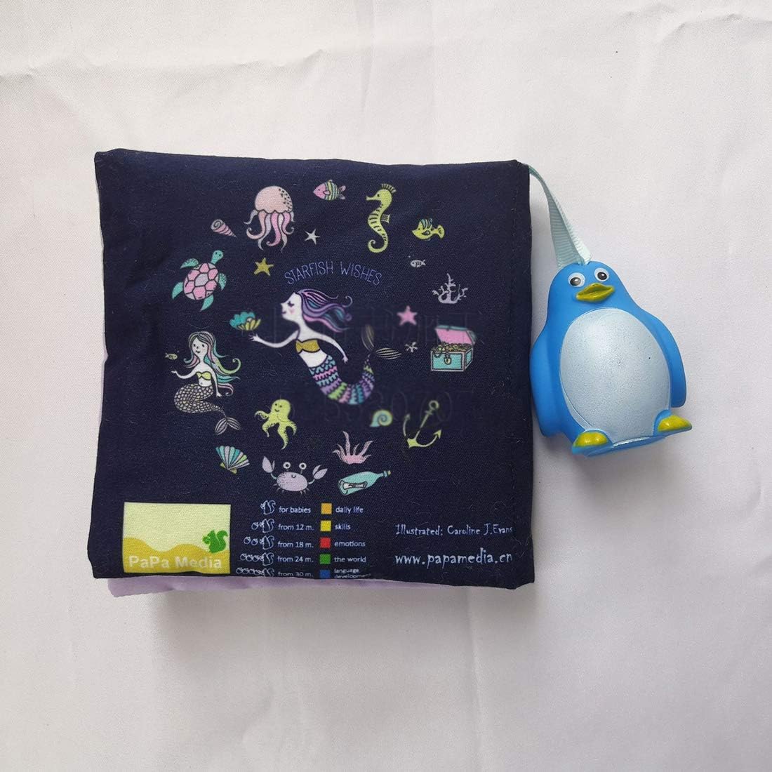 Carritos y sillas de paseo Delfín Sirena Libro Bebe Activity Tejido