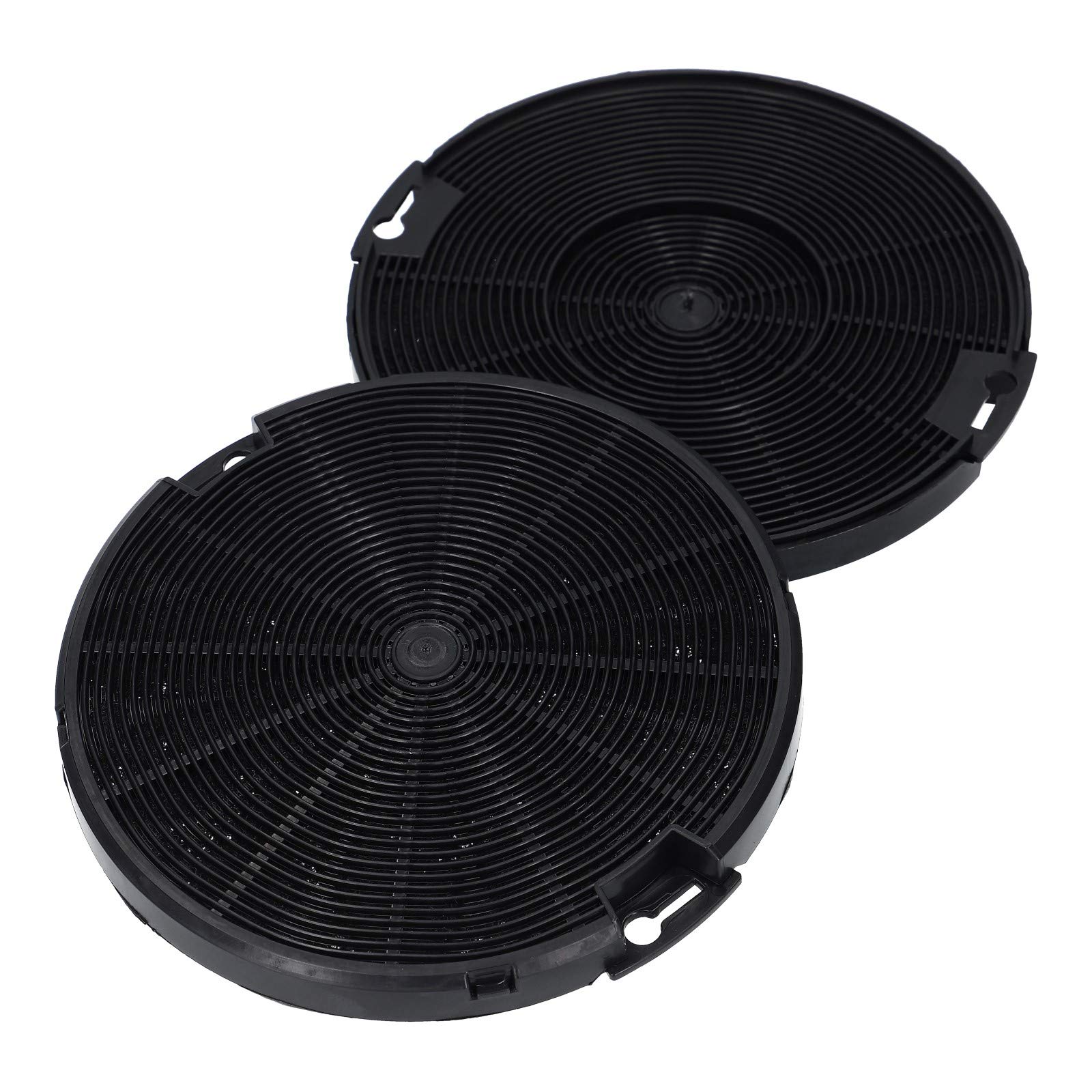 2 x Activated carbon filter Carbon filter round for AEG Electrolux Zanussi Progress 4055093712 EFF75 for extractor hood