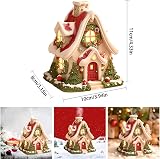 Pipihome Log Cabin Incense Burner - Gingerbread House Holiday Decor view 4
