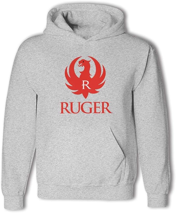 Youth Ruger Hooded Sweater with Pocket Long Sleeve Cotton