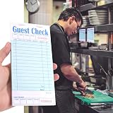 Giyofom 10pk Server Guest Checks Note Pads Restaurant Order Pads 500 Sheets view 6