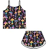 Poetesant Women's Sexy Two Piece Outfits Summer Casual Soft Sleepwear Cute Sexy Pajamas Cami Top and Shorts Sets