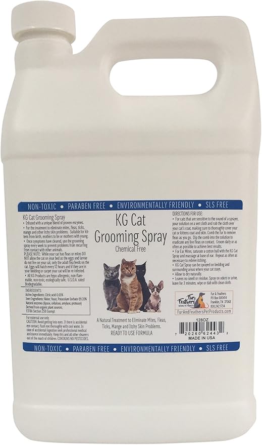 cat grooming spray