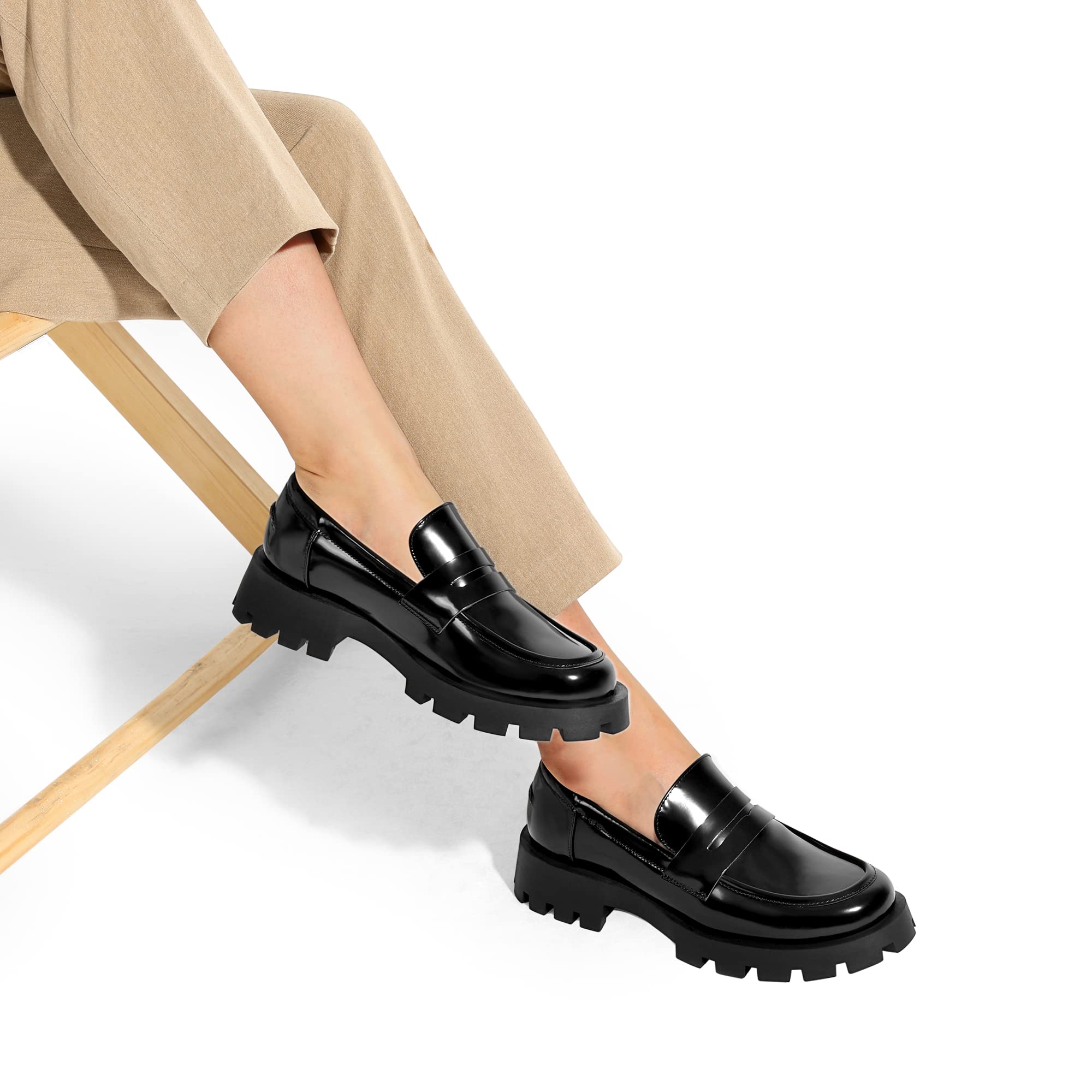 Platform Penny Loafers