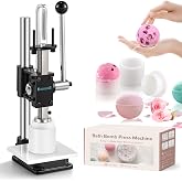 Bonoutil Bath Bomb Press Machine with 1 Molds for DIY Soap Making Kit | Manual heavy duty press, makes bath bombs soap bars, adjustable height, ideal for DIY crafters beginners &amp; small business use