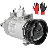 YOMALL 4574JC AC Compressor AC Compressor with Clutch Fits for 2013 TT RS Quattro 2.5L, 2007-2010 2013 2014 Beetle 2.5L, 2013-2014 Golf 2.0L 2.5L, 2005-2010 Jetta 2.5L, 2012-2014 Passat 2.5L