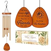 Friendship Gifts for Women, Best Friend Birthday Gifts for Women, Friends, Bestie, Soul Sister, Female, Friend Gifts Wind Chimes for Birthday, Christmas, BFF Long Distance Friendship Gift Ideas