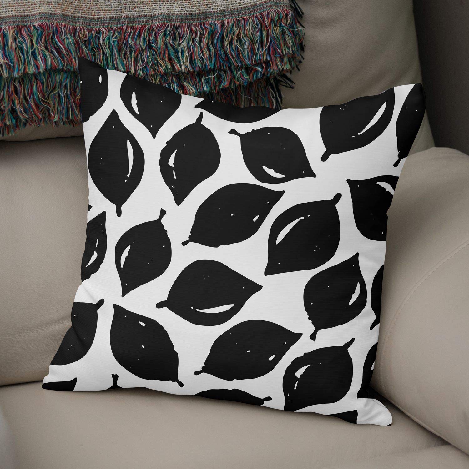 Bonamaison Decorative Cushion Cover Random Pattern, Throw Pillow Covers, Home Decorative Pillowcases for Livingroom, Sofa, Bedroom, Size:43X43 Cm - Designed and Manufactured in Turkey