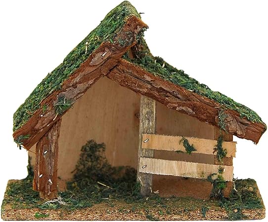 Immagini Capanne Natalizie.Milo Srl Capanna Grotta Vuota In Legno Per Nativita Presepe Natalizio Cm 23 X 17 Capannina Amazon It Casa E Cucina